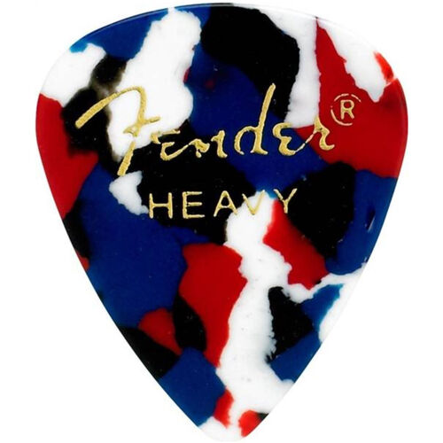 Pack 12 Púas Fender 0351-950 Confetti Heavy Pack 12 Púas Fender 0351-950 Confetti Heavy