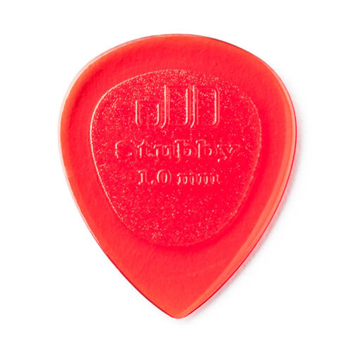 Bolsa 24 Púas Dunlop 474R-100 Stubby 1,00mm