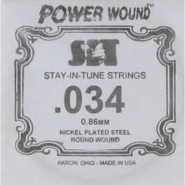 Cuerda Guitarra Eléctrica SIT ,034PW