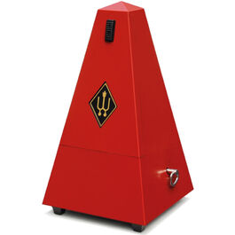 Metrónomo Wittner 845201 Designer Series Decorado Rojo Oscuro