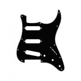 Golpeador 3 Capas Jet Guitars Stratocaster S/S/S PS300-BK Negro