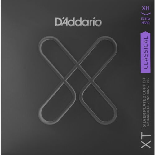 Juego Cuerdas D'ADDARIO Guitarra Clásica XTC 44 Tensión Extra Fuerte
