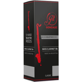 Caja 5 Cañas Clarinete Bajo Gonzalez Classic 4½