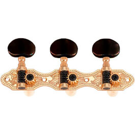Clavijero Luthier Clásica JC405GK-A2B Dorado Palomilla Negra Clavijero Luthier Clásica JC405GK-A2B Dorado Palomilla Negra