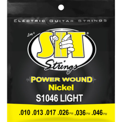Juego Cuerdas Guitarra Eléctrica SIT Powerwound S1046 010-046