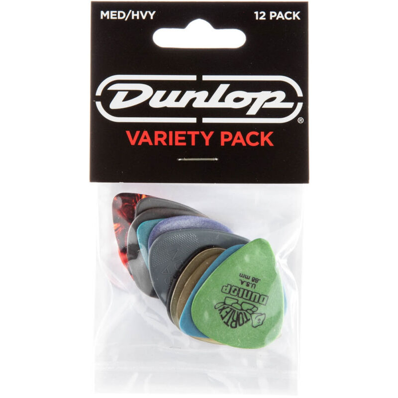 Bolsa 12 Púas Dunlop PVP-102 Variety Medium/Heavy Bolsa 12 Púas Dunlop PVP-102 Variety Medium/Heavy