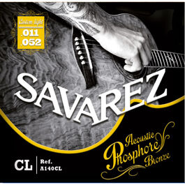 Juego Cuerdas Guitarra Acústica Savarez A140CL Phosphor 011-052