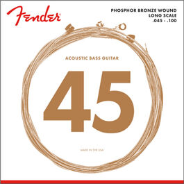 Juego Bajo Acústico Fender 8060 Phosphor Bronze 45-100