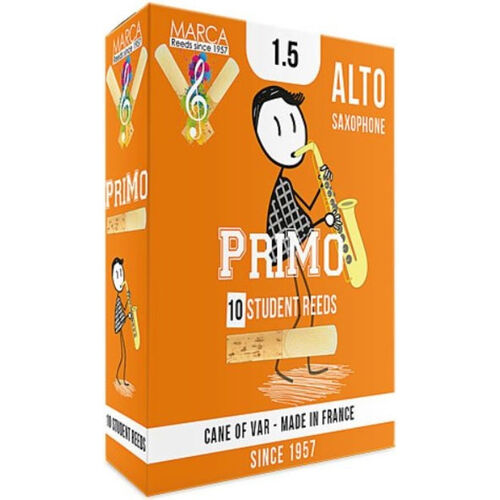 Caja 10 Cañas Saxo Alto Marca Primo 1½