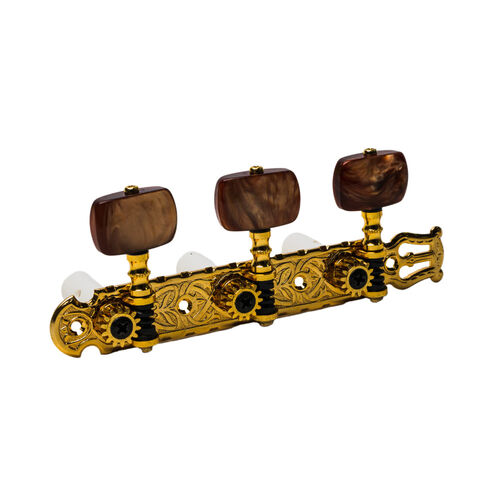 Clavijero Gotoh Clásica 35G1600-1R Palomilla Marrón Con Lira Clavijero Gotoh Clásica 35G1600-1R Palomilla Marrón Con Lira