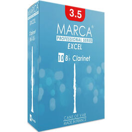 Caja 10 Cañas Clarinete Marca Excel 3½