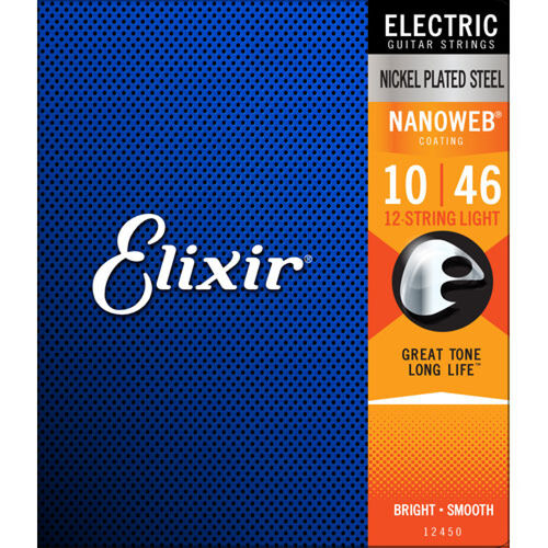 Juego Elixir Eléctrica 12 Cuerdas 12450 (10-46)