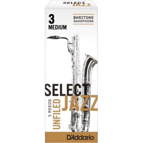 Caja 5 Cañas Saxo Barítono Select Jazz Rico Select 3 Media Filed