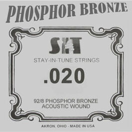 Cuerda Guitarra Acústica SIT Phosphor Bronze ,020B