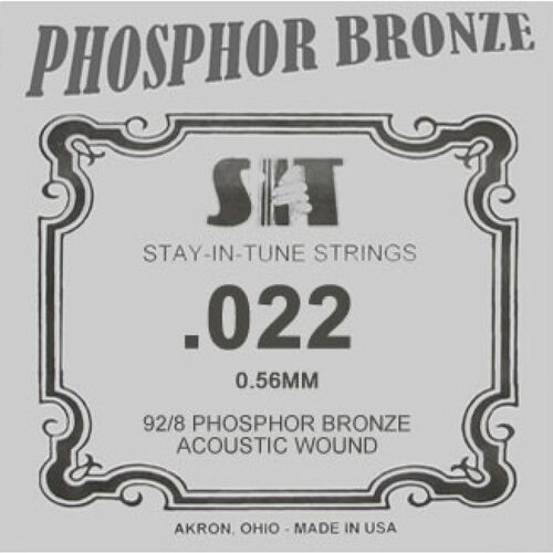 Cuerda Guitarra Acústica SIT Phosphor Bronze ,022B