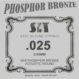 Cuerda Guitarra Acústica SIT Phosphor Bronze ,025B