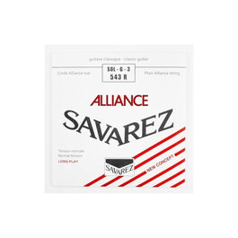 Cuerda Savarez Clásica 3a Alliance Roja 543-R