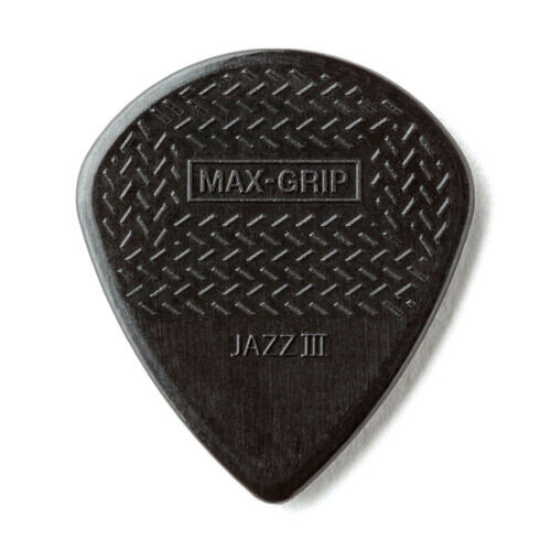 Bolsa 6 Púas Dunlop 471-P3S Nylon Jazz Max Grip Negra