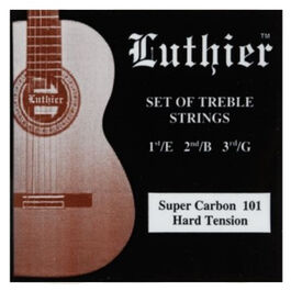 Juego Cuerdas Primas Carbon Luthier LU-123CHT
