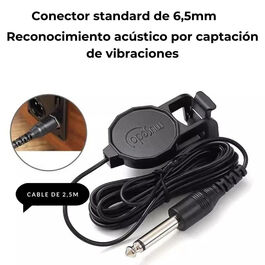 Pastilla Guitarra Cherub WCP-60G Negra