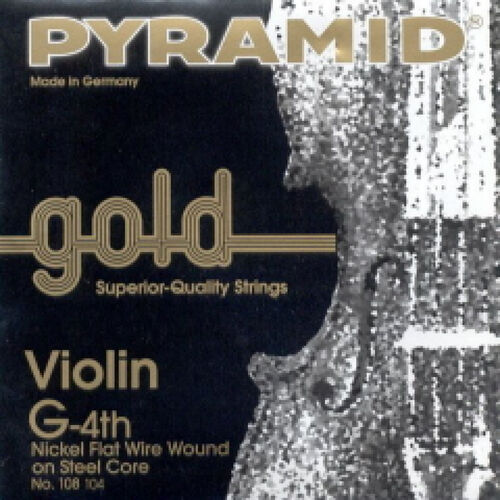 Cuerda 4ª Pyramid Gold Violín 4/4 108104