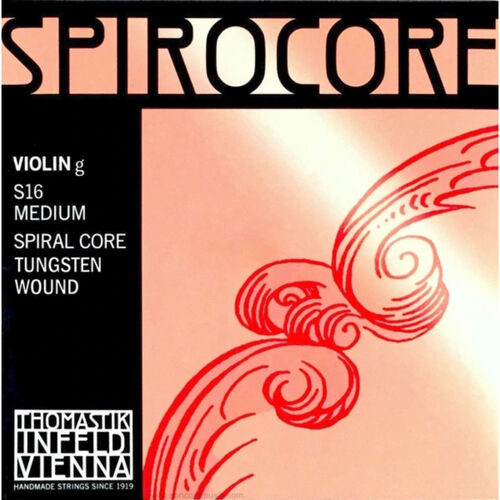 Cuerda 4ª Violín Thomastik Spirocore S-16 Wolframio Cuerda 4ª Violín Thomastik Spirocore S-16 Wolframio