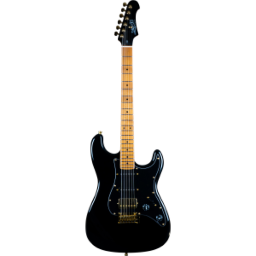 Guitarra Eléctrica Jet JS400-BKG Negra Gold Hardware