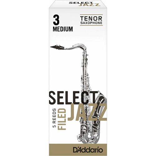 Caja 5 Cañas Saxo Tenor Select Jazz Rico Select 3 Media Filed