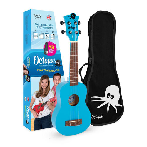 Ukelele Octopus Soprano UK-200SB Azul Cielo