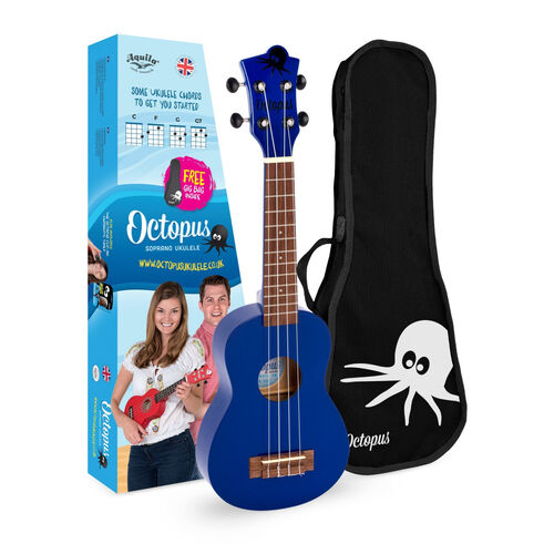 Ukelele Octopus Soprano UK-200DB Azul Marino