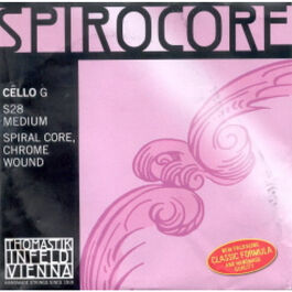 Cuerda 3ª Cello Thomastik Spirocore Plata S-28A