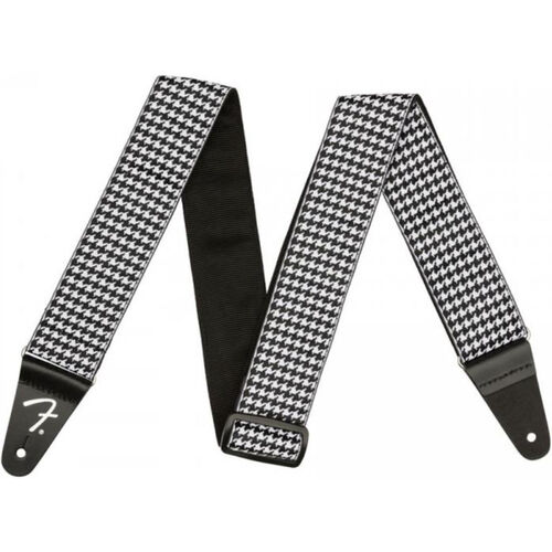 Correa Fender 0709-005 Houndstooth Blanca