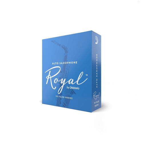 Caja 10 Cañas Saxo Alto Rico Royal 1½