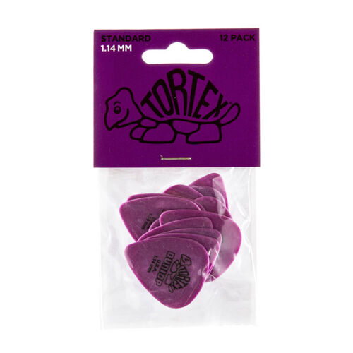 Bolsa 12 Púas Dunlop 418P-114 Tortex Standard 1,14mm Bolsa 12 Púas Dunlop 418P-114 Tortex Standard 1,14mm