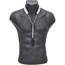 Cordón Saxo BG S-28SH Acolchado Cuero Blanco