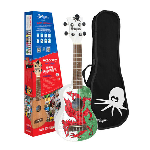 Ukelele Octopus Soprano UK-200WEL Welsh Flag