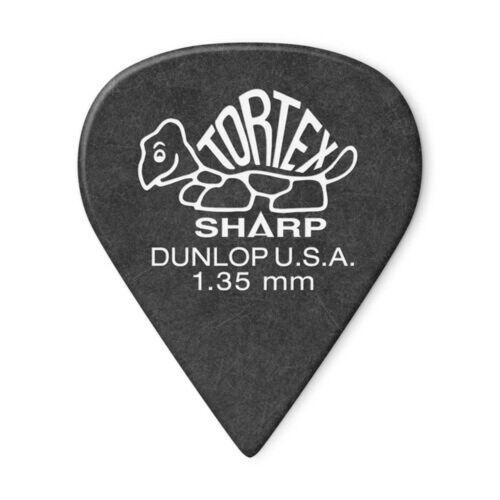 Bolsa 72 Púas Dunlop 412R-135 Tortex Sharp 1,35mm