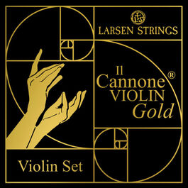 Juego Violín Larsen il Cannone Gold Media