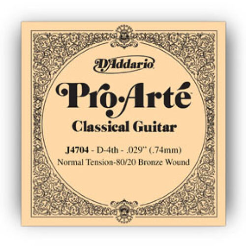 Cuerda 4ª D'Addario Tensión Normal Guitarra Clásica J4504