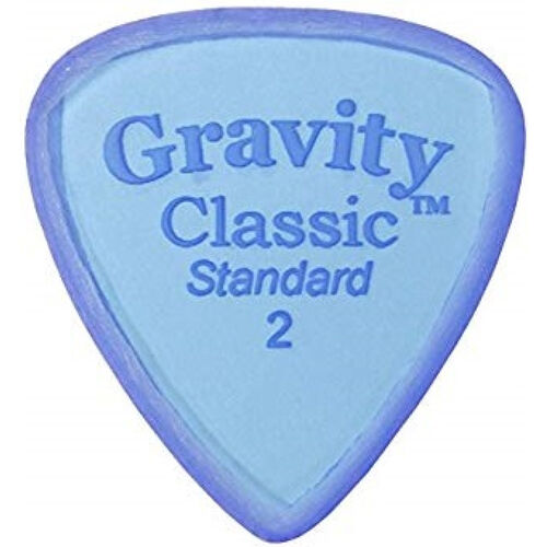 Púa Gravity Classic Standard 2,0mm Polished Azul GCLS2P Púa Gravity Classic Standard 2,0mm Polished Azul GCLS2P