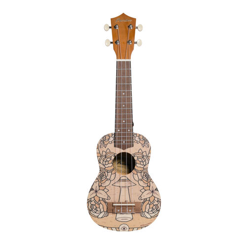 Ukelele Soprano Bamboo B1E-TE Terra