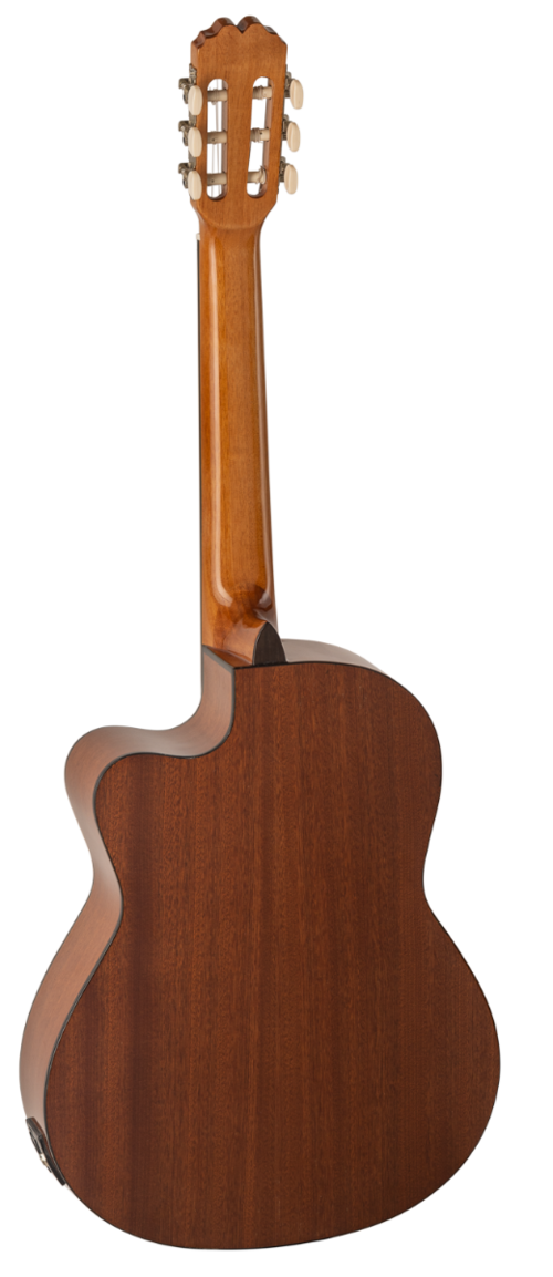 Guitarra Clásica Admira Alba 4/4 Serie Iniciación Electrificada Con Cutaway Brillo