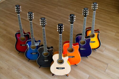 Guitarra Acústica Admira Tennessee Negra Brillo