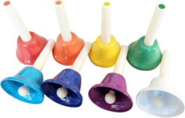 Set de Campanas Ritmo de Mano de Colores