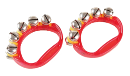 Corona Ritmo de 5 Cascabeles Roja