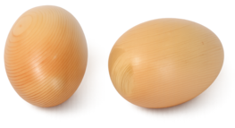 Maracas Ritmo de Madera 7,5cm Natural