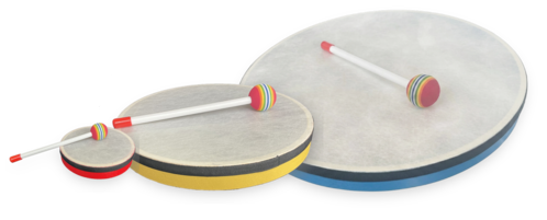 Pandero Ritmo con Maza de 25 Cms