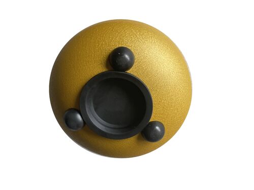 Mini Tongue Drum de 6" 8 Notas Lotus Display Dorado