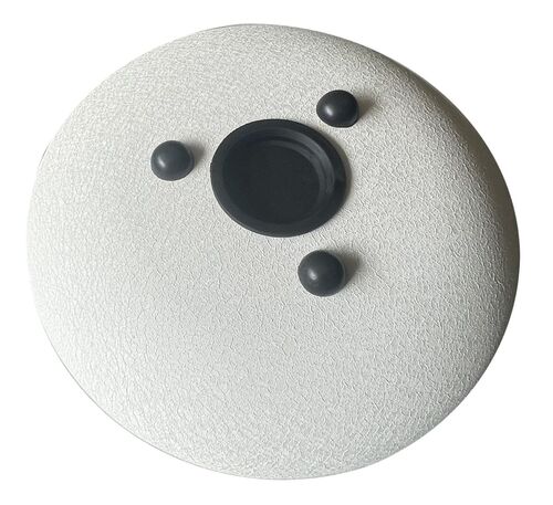 Mini Tongue Drum de 12" 13 Notas Upgraded Premium Lotus Serie Blanco