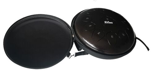 Mini Tongue Drum de 12" 13 Notas Upgraded Premium Lotus Serie Bronce